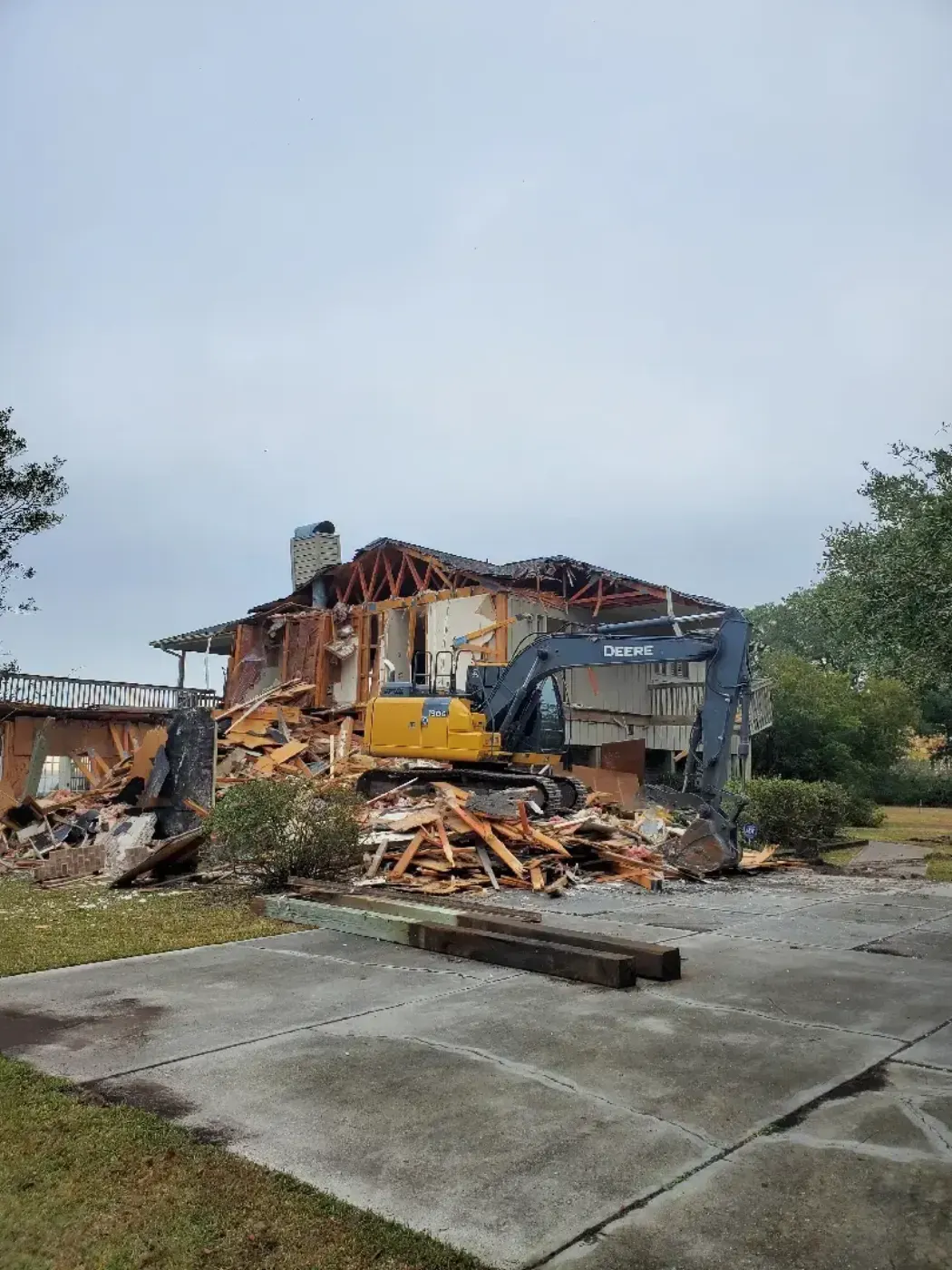 Demolition in Burgaw, NC